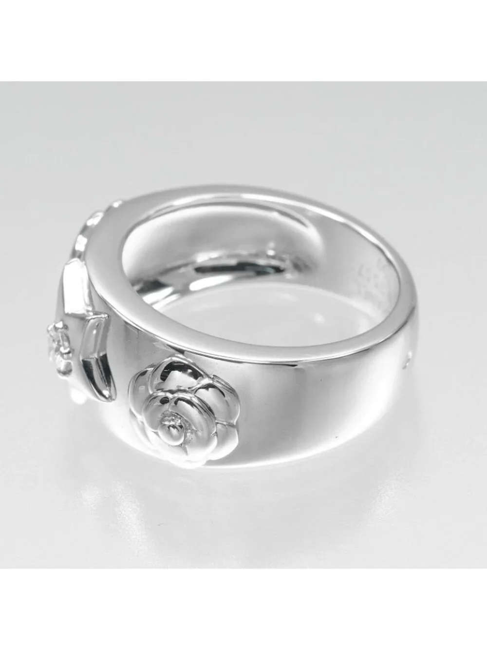 Chanel Three Symbol White Gold Diamond Ring